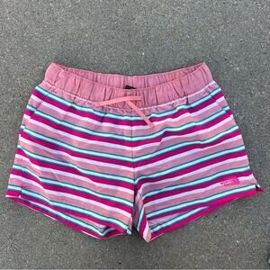 The North Face Women Class V Flashdry Short UPF 50+ sun protection pink stripe M